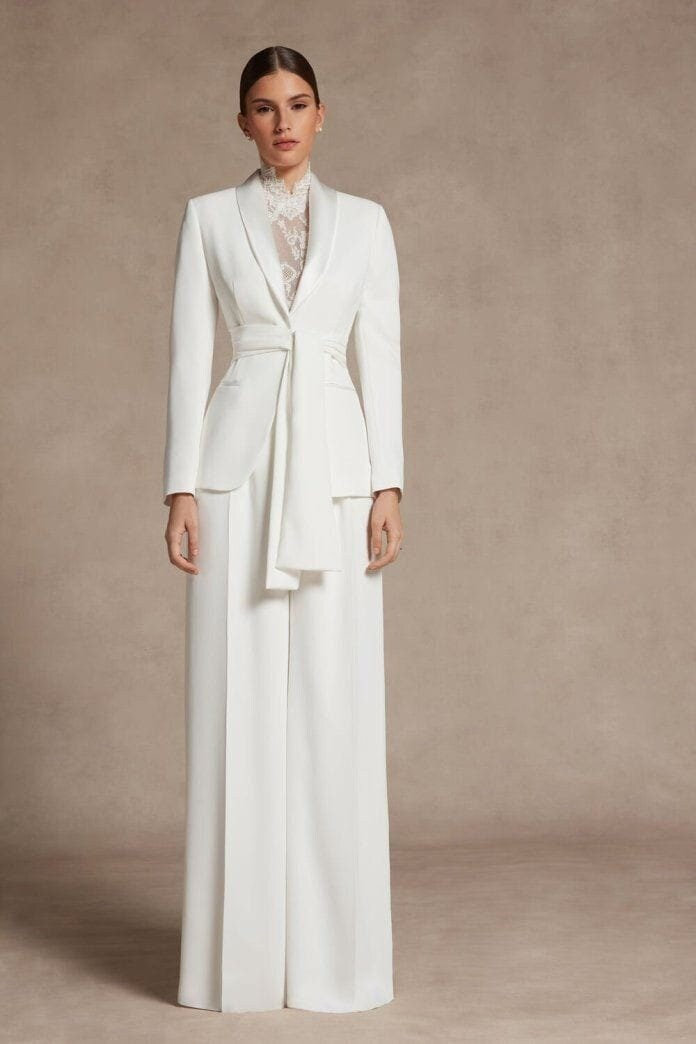 White Pant Suit Etsy Singapore