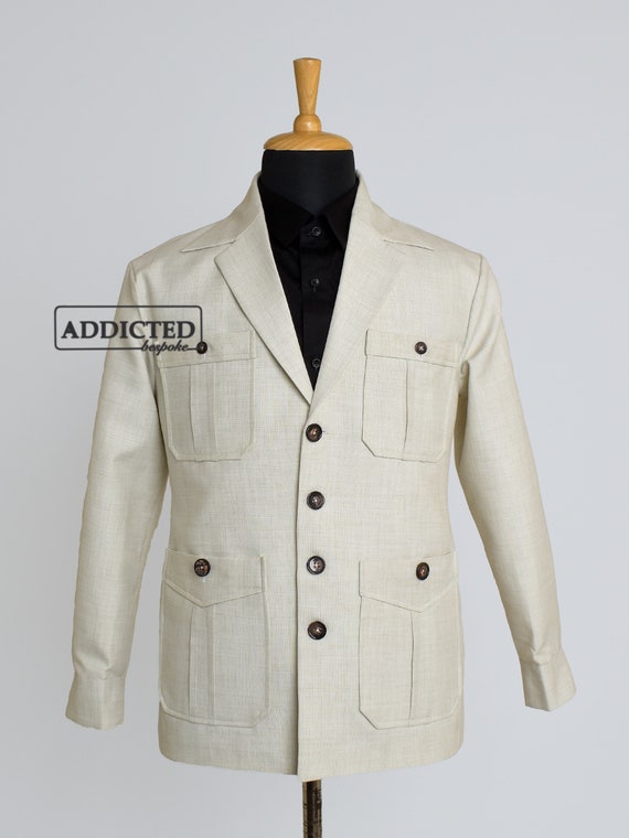 White bush cheap jacket