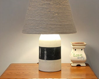 Wooden Lobster Trap Buoy Lamp