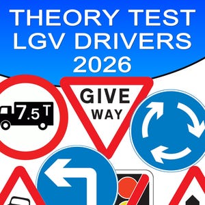 Theory Test Practise Questions for LGV Drivers (Digital Download)