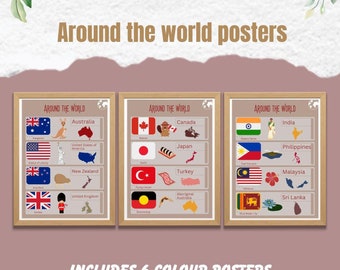 Around the World Poster Pack