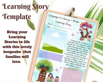 Language & Literacy - Books - Learning Story Observation Template