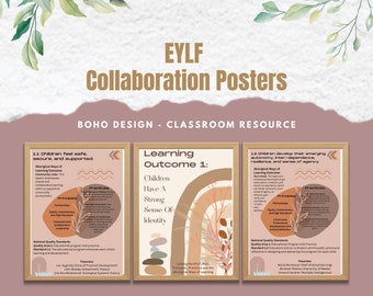 EYLF Collaboration Posters  Updated to V2 - Linking the NQS, Principles, Practices, Theorists and the Aboriginal Ways of Learning