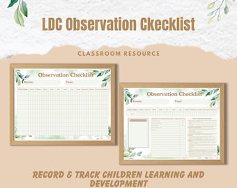 LDC Observation Tracking Checklist