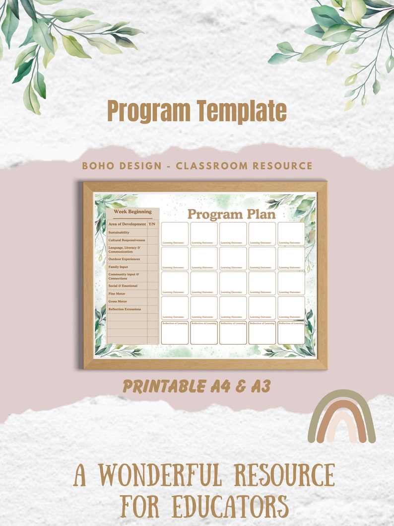 Program Plan Template