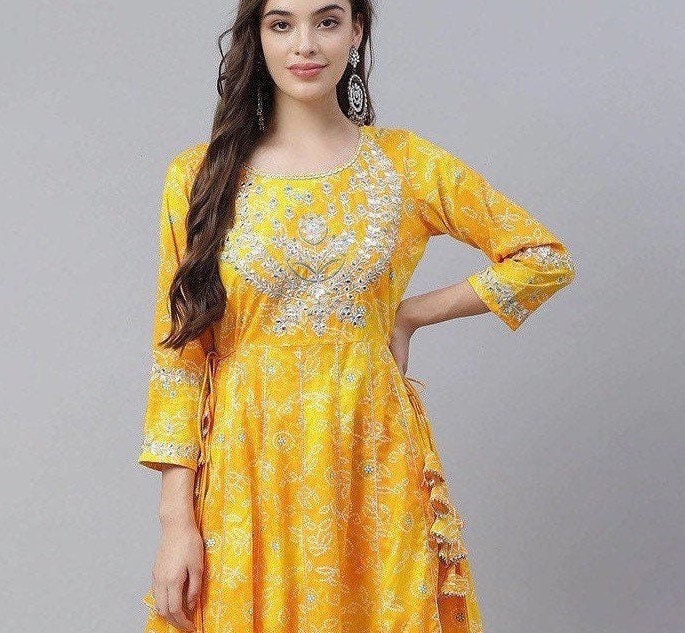 Long Anarkali Etsy UK