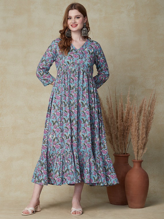 Casual tiered best sale maxi dress