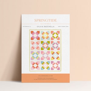 Springtide Quilt Pattern - Paper
