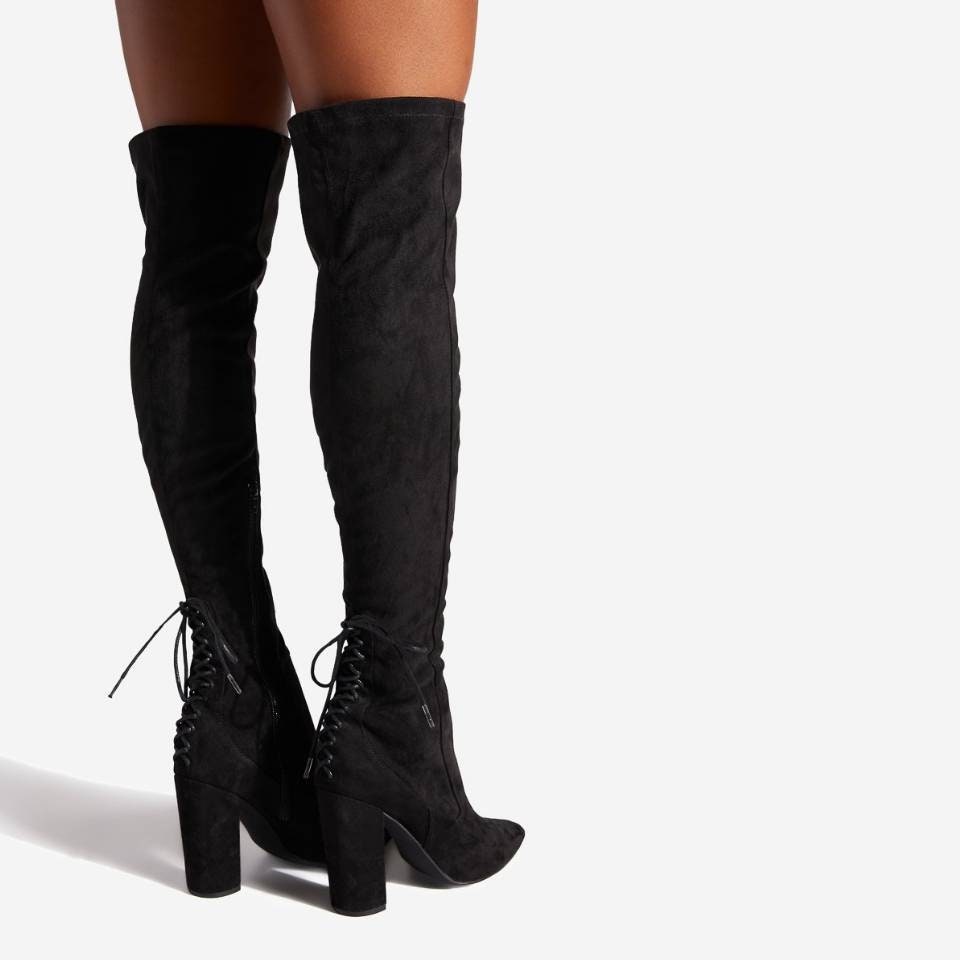Black Over the Knee Boots