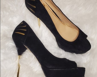 black heels size 12