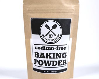 Sodium-Free Baking POWDER Substitute: Low Sodium Baking