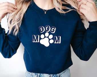 Bluza z nadrukiem "Mama Psa", sweter dla mamy psa. Prezent w postaci swetra dla mamy, prezent dla mamy psa, koszulka dla właściciela psa, prezent dla miłośnika psów.