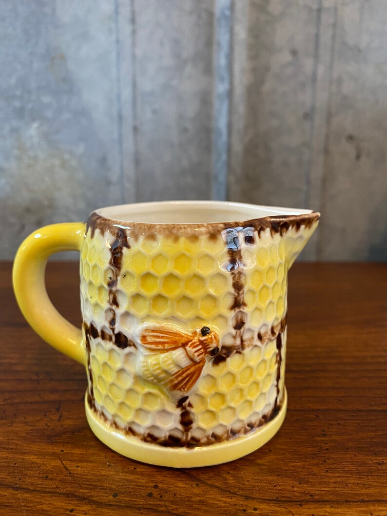 Vintage Norcrest Japanese Honey Bee Creamer Set Etsy