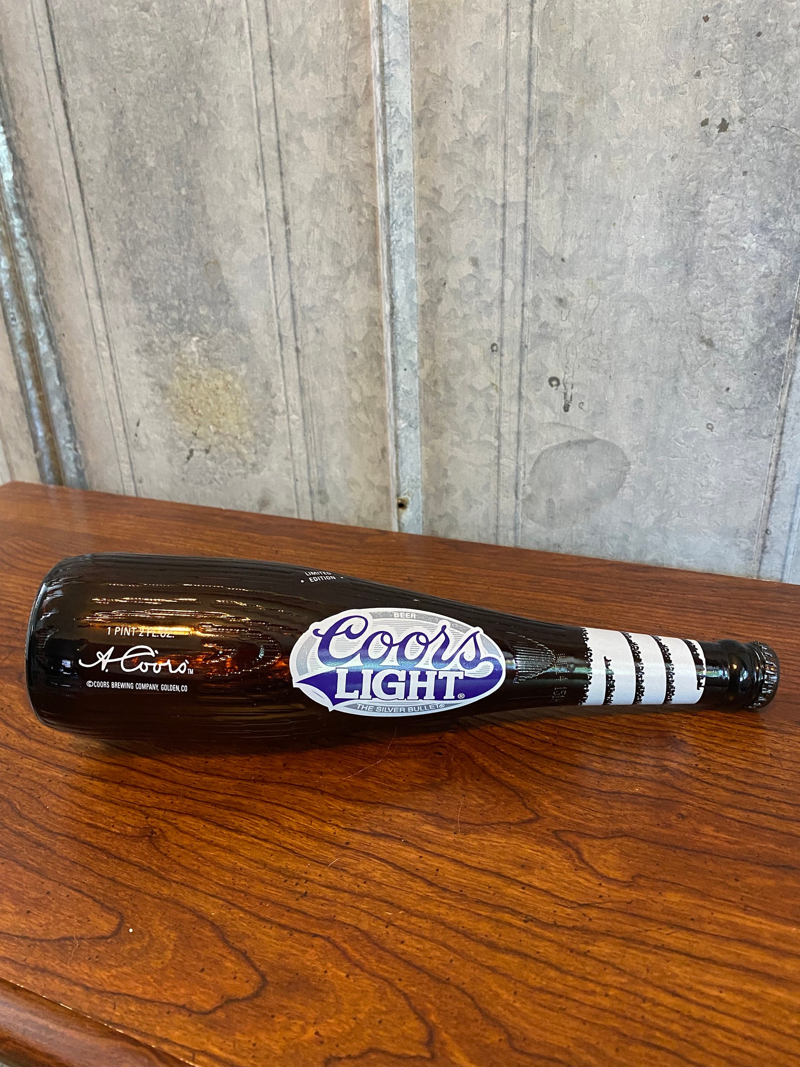 Vintage Coors Light Baseball Bat Bottle Etsy