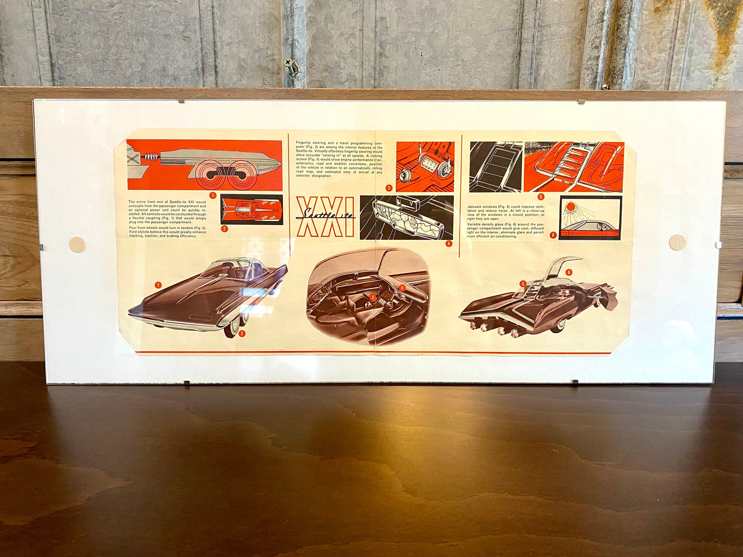 Vintage Ford Seattle-ite XXI Car Poster - Etsy