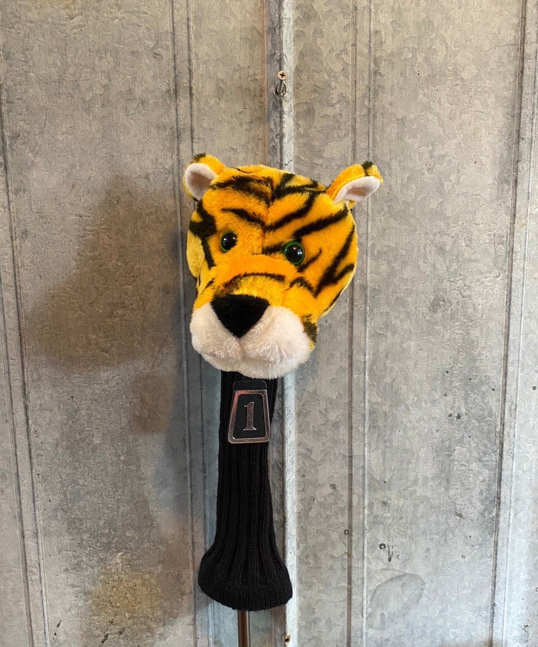 Vintage Tiger Golf Head Cover Etsy