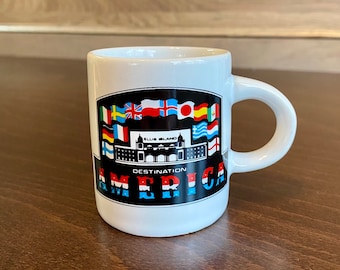 Vintage Ellis Island Miniature Coffee Mug