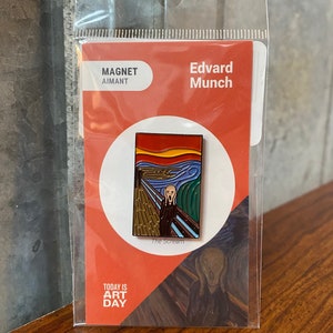 Edvard Munch “The Scream” Metal Magnet