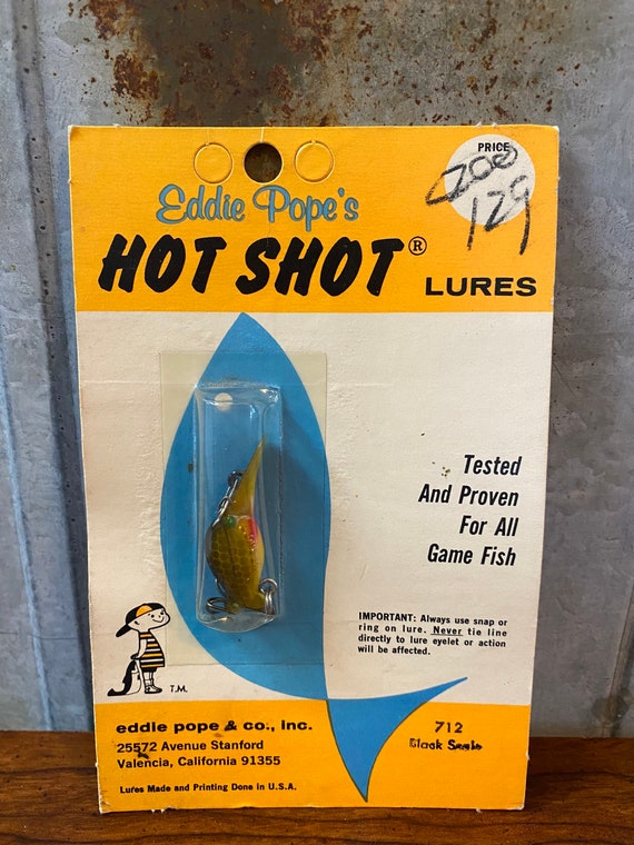 Vintage Eddie Pope Hot Shot Lure -  Canada