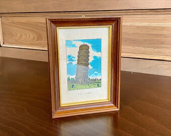 Vintage Leaning Tower of Pisa Home Decor