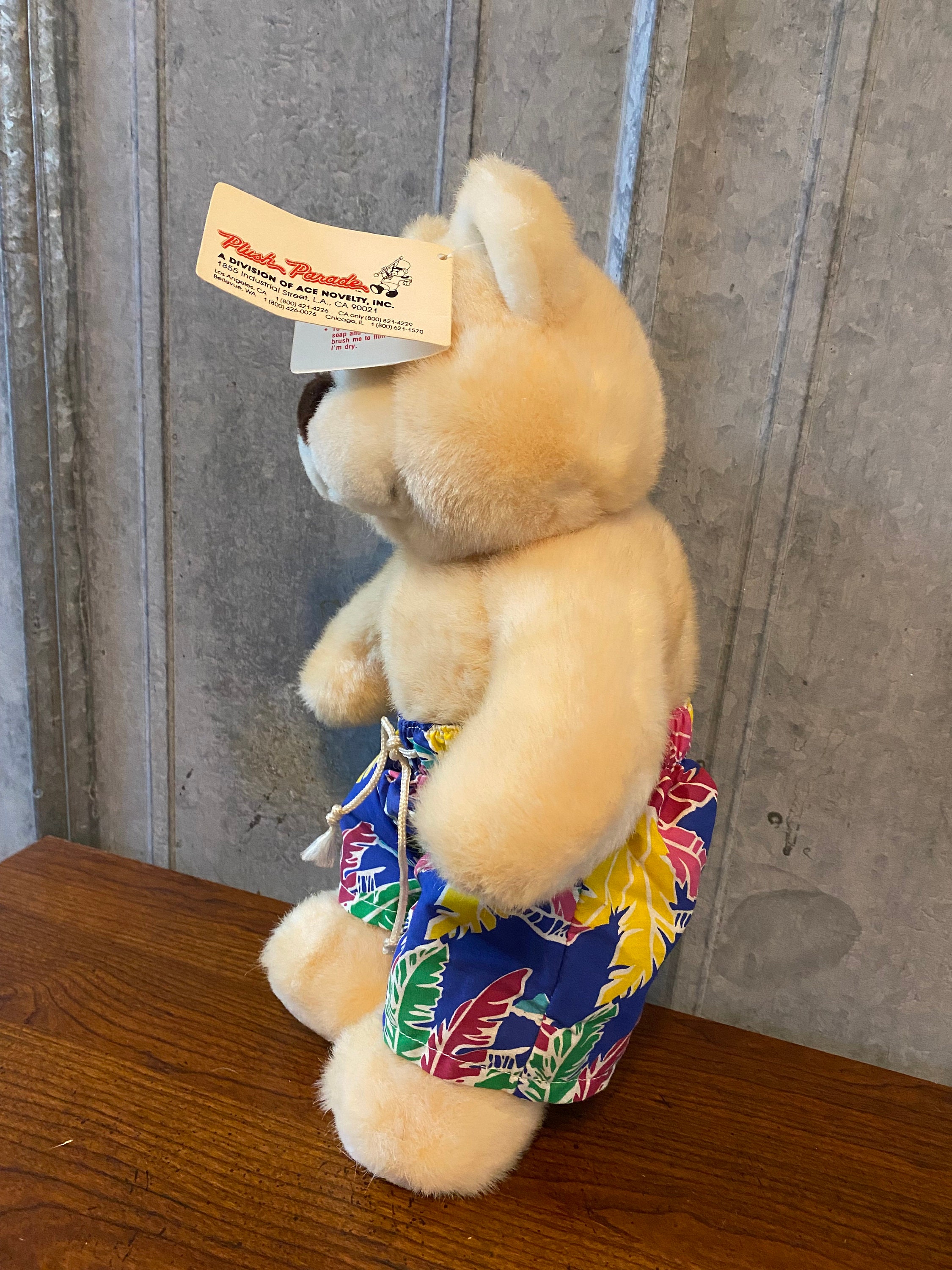 Vintage Plush Parade Teddy Bear - Etsy