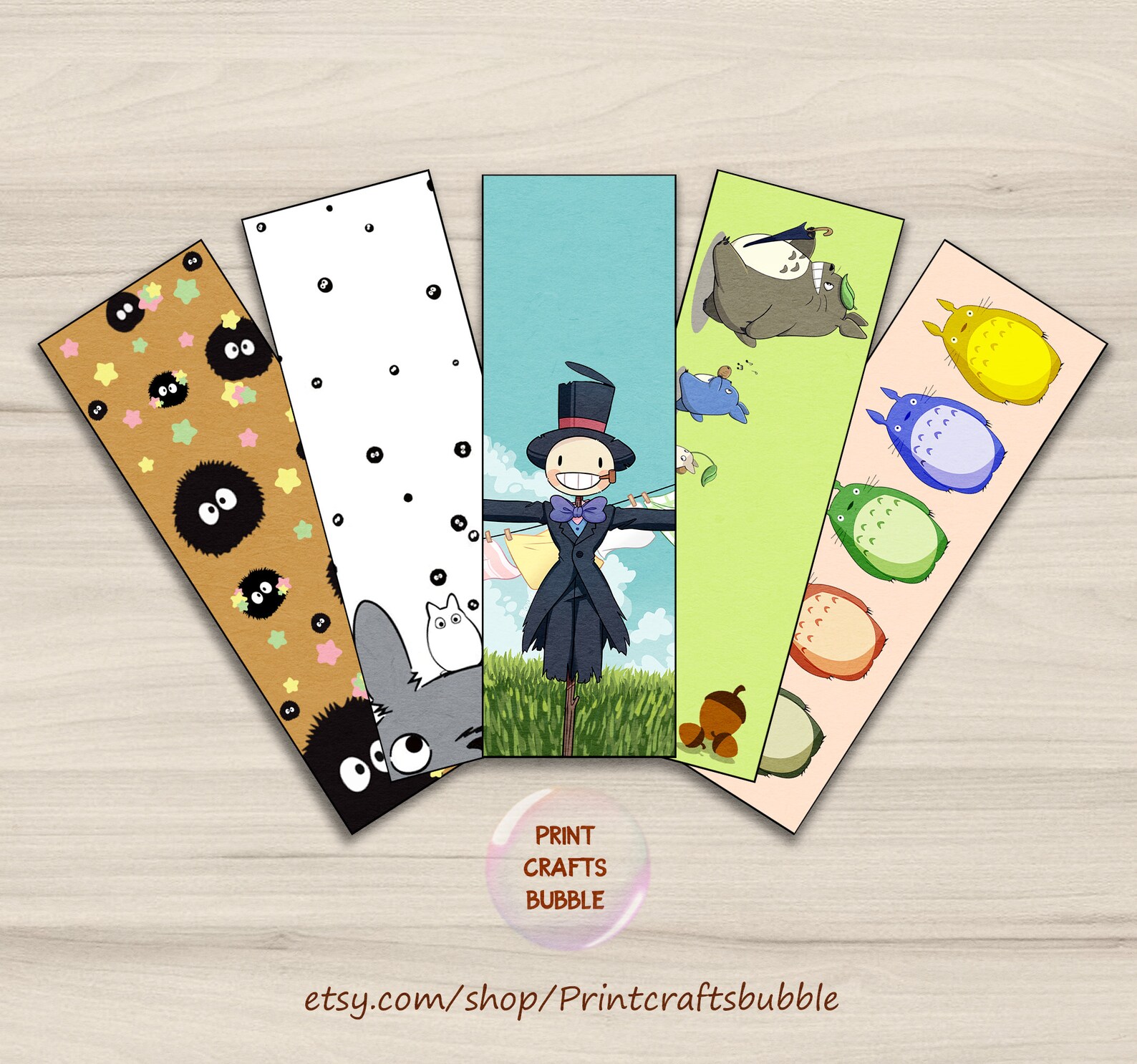 Cartoon Bookmarks Printable Bookmarks Template Printable | Etsy