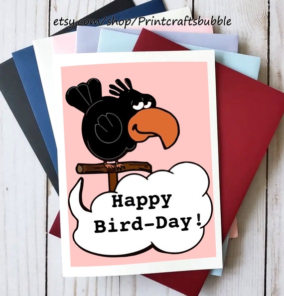 Happy Bird Day The Office Happy Birthday Card The Office Bird-Day Card Funny - Etsy Happy Bird Day The Office Happy Birthday Card The Office Bird-Day Card Funny - Etsy