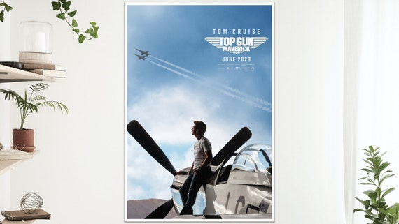 Top Gun Maverick Movie Art Film Poster Print Wall Art Gift A4 - Etsy UK