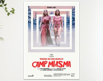 Camp Miasma Filmposter Print Muurdecoratie Cadeau A4 A3