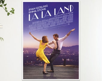 La La Land New Musical Movie Film Poster Print Wall Art Gift  A4 A3