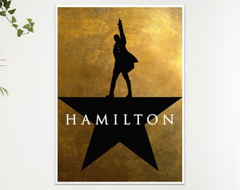 Hamilton Musical Movie Film Poster Print Wall Art Gift  A4 A3