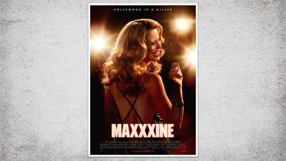 Maxxxine Movie Film Ver1 Maxine Poster Print Wall Art Gift