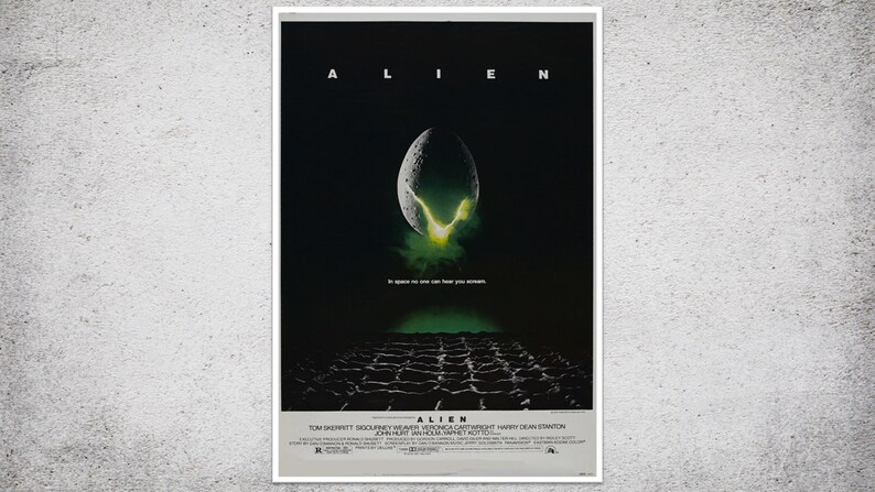 Alien Movie Film Poster Print Wall Art Gift A4 A3 - Etsy UK