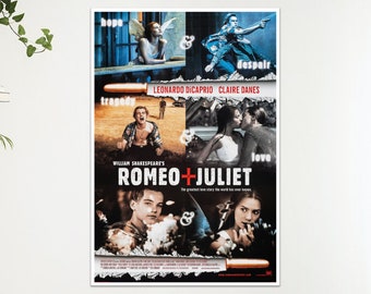 Romeo And Juliet Movie Art Film Poster Print Wall Art Gift  A4 A3