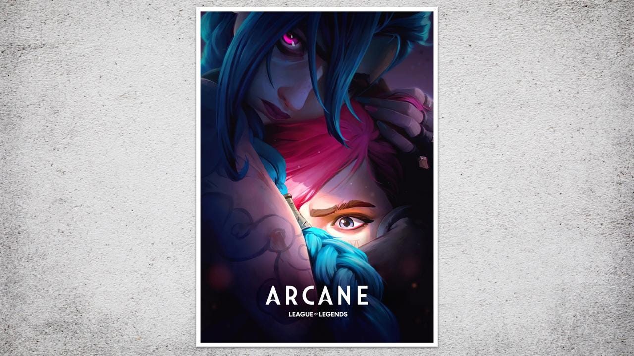 Arcane League of Legends Poster: TV Movie Art Print - Etsy