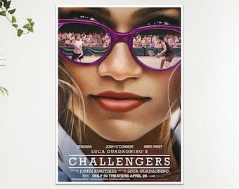 Challengers Movie Film Poster Print Wall Art Gift  A4 A3