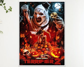 Terrifier 2 Movie Art Film Poster Print Wall Art Gift  A4 A3