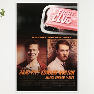 Fight Club Movie Art Film Poster Print Wall Art Gift  A4 A3