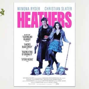 Heathers Movie Film Poster Print Wall Art Gift  A4 A3