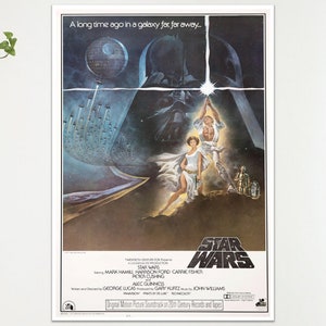 Star Wars: Episode IV - A New Hope Movie Art Film Poster Print Wall Art Gift  A4 A3