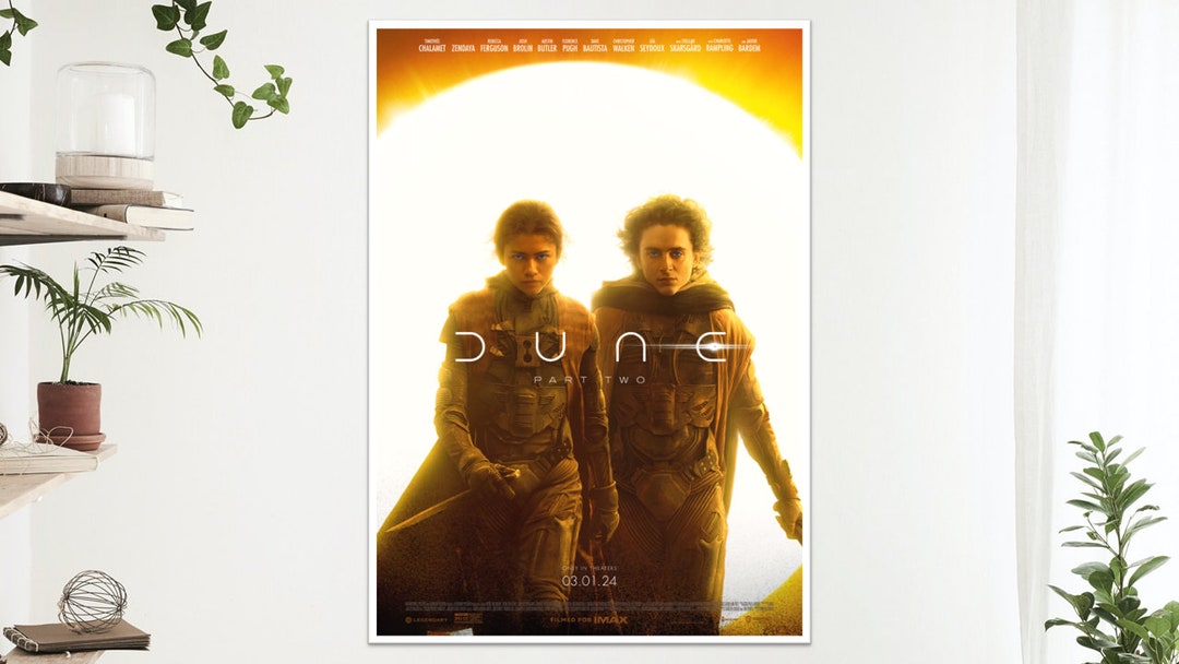 Dune Part Two 2 Movie Film Poster Print Wall Art Gift A4 A3 - Etsy UK