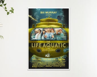 THE LIFE AQUATIC With Steve Zissou 16x12 Movie Poster Print