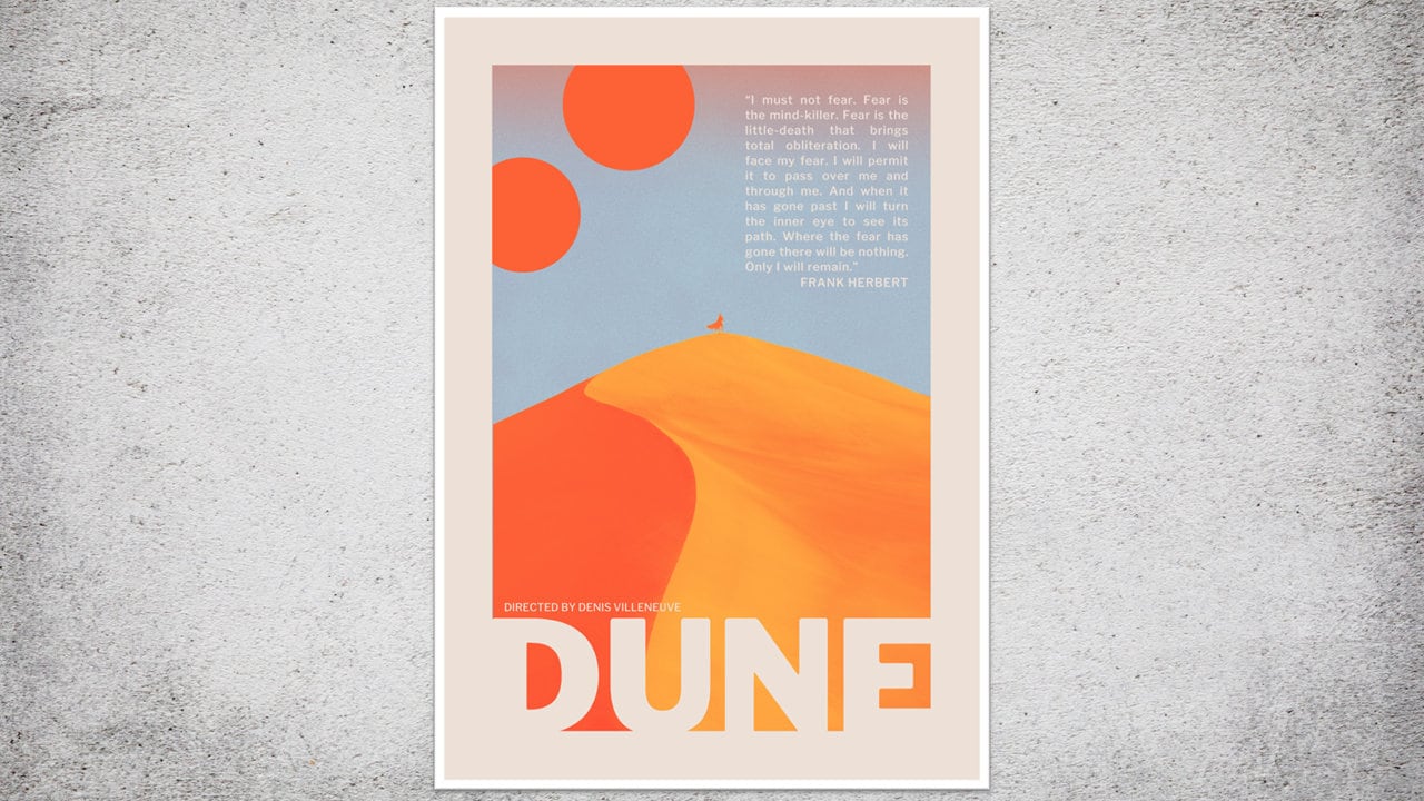 Dune Artwork Movie Film Poster Print Wall Art Gift A4 A3 - Etsy UK
