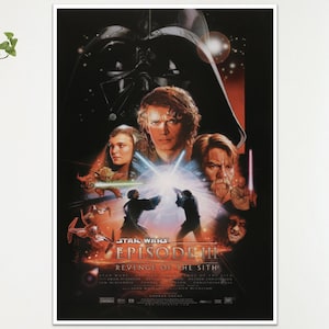 Star Wars: Revenge Of The Sith Movie Art Film Poster Print Wall Art Gift  A4 A3