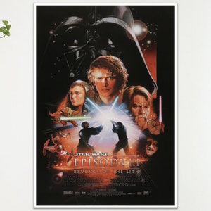 Star Wars: Revenge Of The Sith Movie Art Film Poster Print Wall Art Gift  A4 A3