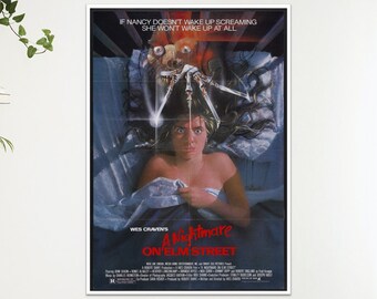 A Nightmare On Elm Street Movie Film Poster Print Wall Art Gift  A4 A3