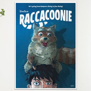 Raccacoonie Movie Poster: Everything Everywhere All At Once Art Print