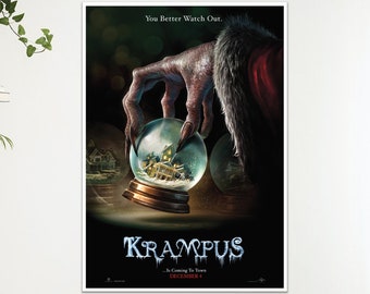 Krampus Movie Art Film Poster Print Wall Art Gift  A4 A3
