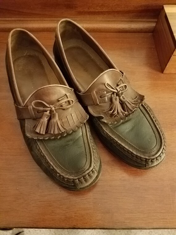 Johnston & Murphy Mens Leather Loafer Size 10.5 - Etsy display picture 1
