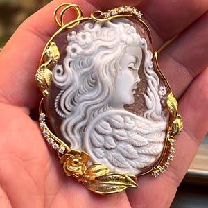 Quiges Collana Con Ciondolo Intercambiabile 25mm - Medaglione In Peltro Con Zirconi, Grigio Antracite
